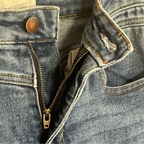 Women’s Ivy + Main Straight Leg High Rise Mom Jeans Juniors Size 7 - Picture 12 of 13